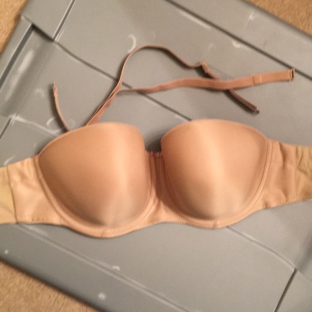 Fantasie 32E Strapless Bra Nude Removable Straps